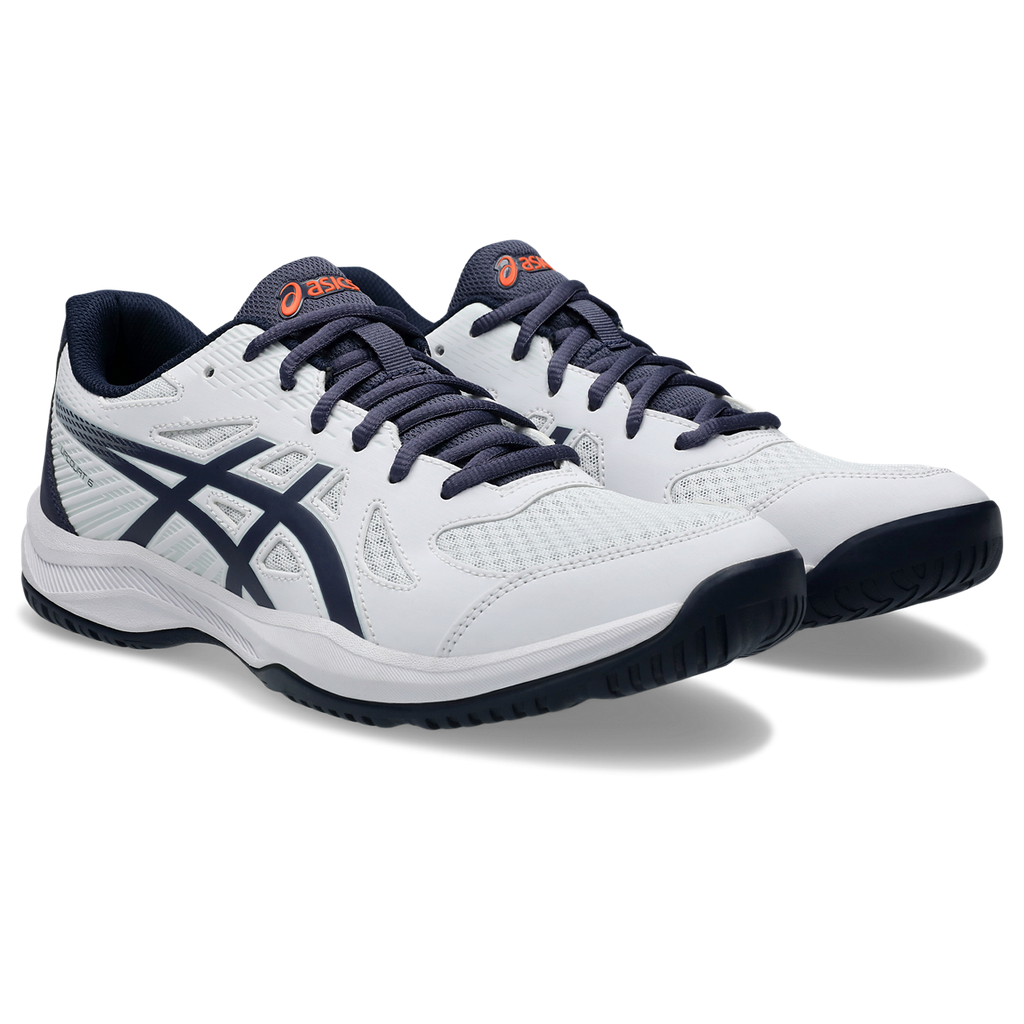 Asics Men's Upcourt 6 Indoor Court Shoes White Indigo Fog SS25