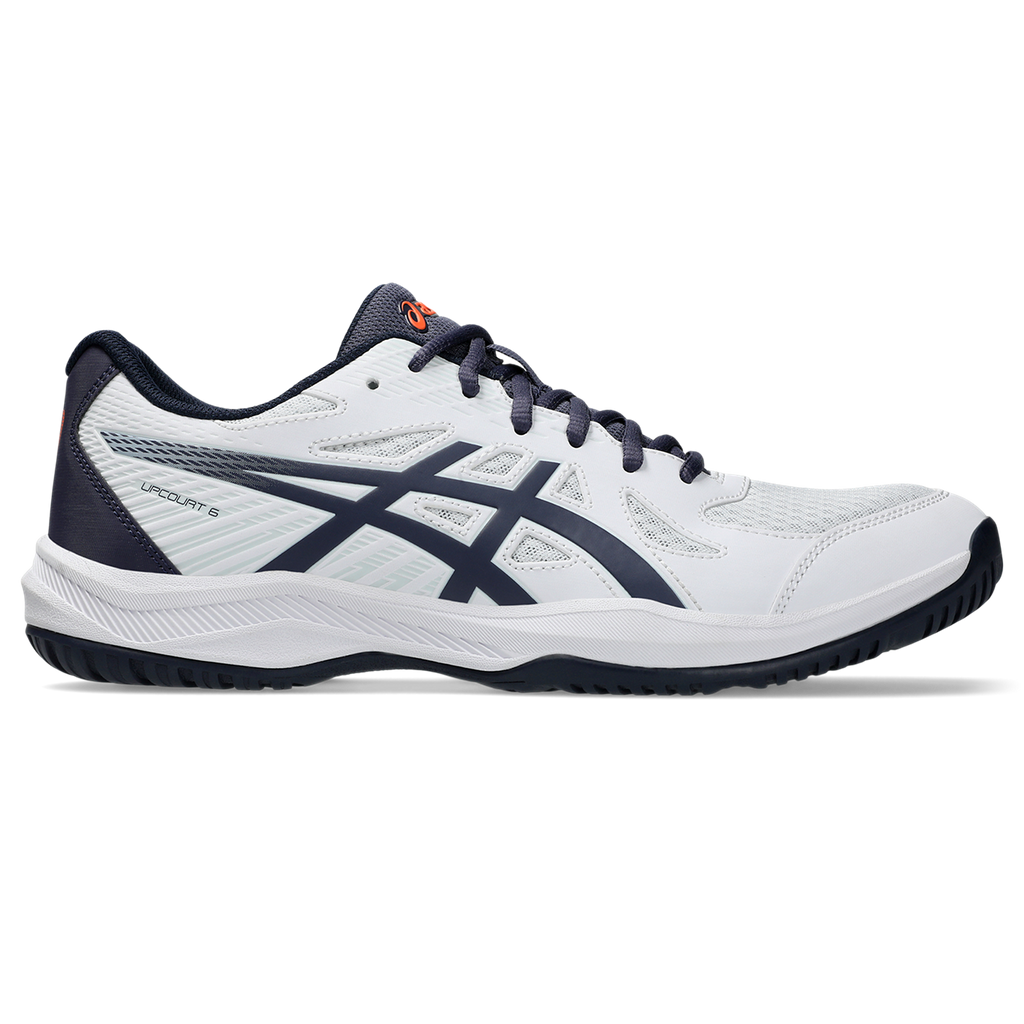 Asics Men's Upcourt 6 Indoor Court Shoes White Indigo Fog SS25