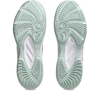 Asics Men's Upcourt 6 Indoor Court Shoes White Tranquil Teal AW25