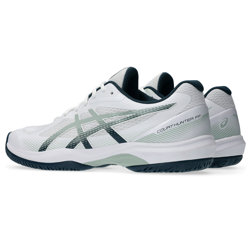 Asics Men's Court Hunter FF Indoor Court Shoes AW25 White Lichen Rock