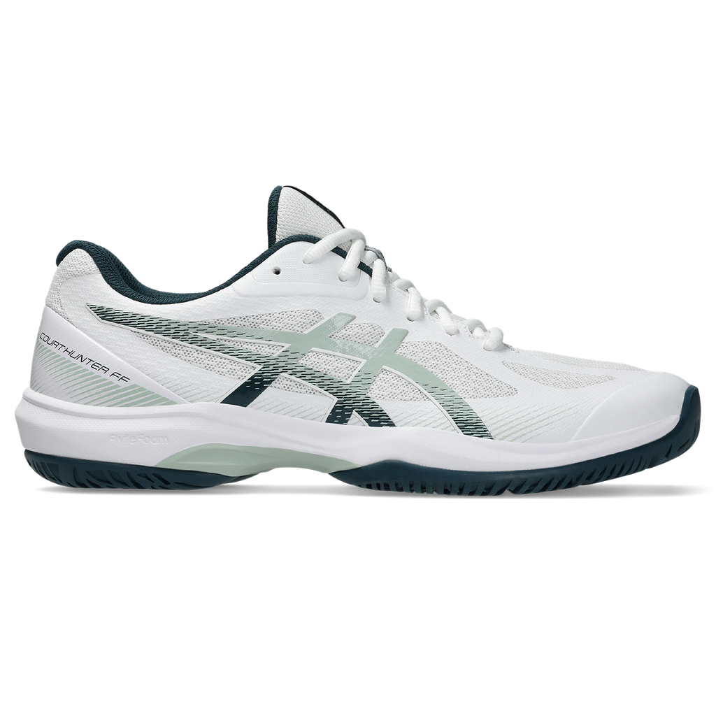 Asics Men's Court Hunter FF Indoor Court Shoes AW25 White Lichen Rock