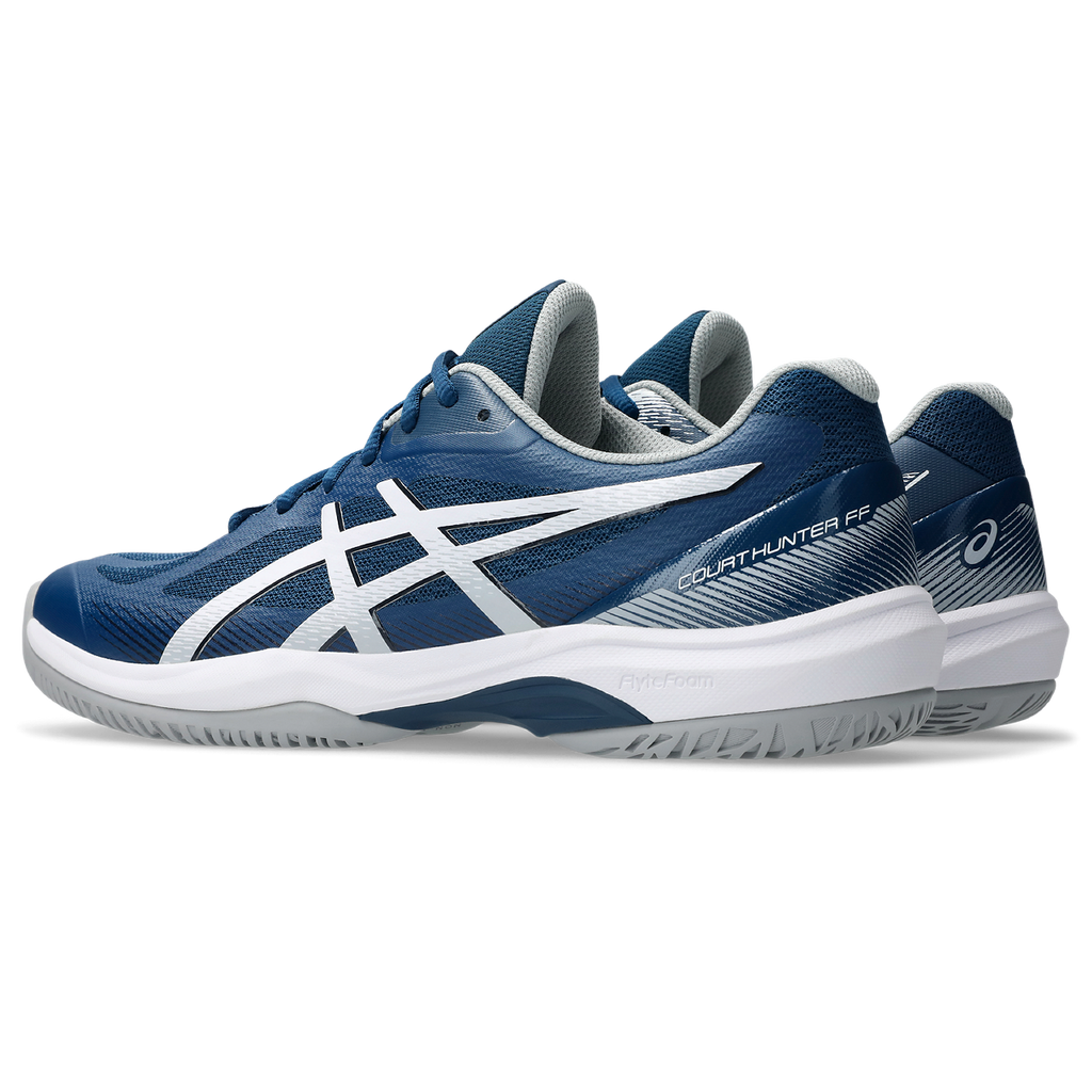 Asics Men's Court Hunter FF Indoor Court Shoes AW25 Mako Blue Gravel