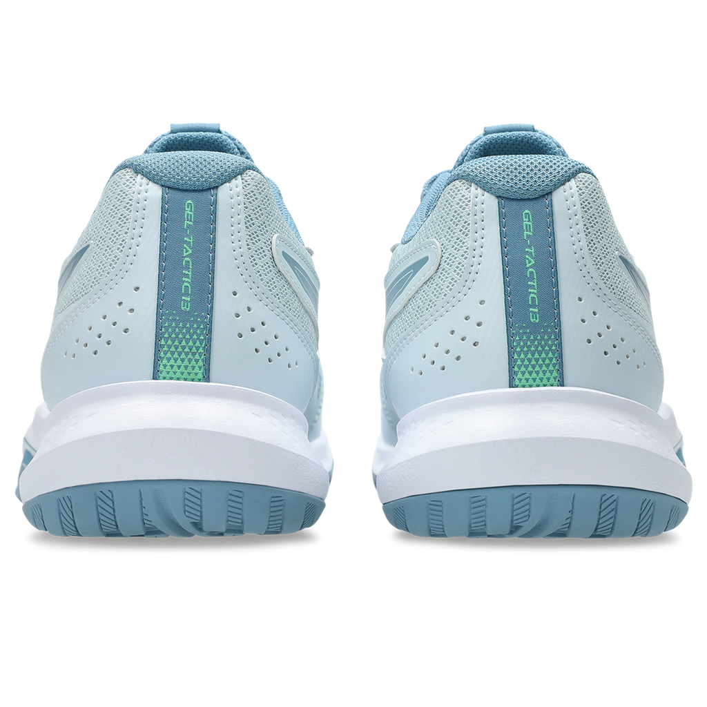 Asics Men's Gel Tactic 13 Indoor Shoes Cool Grey Saba Blue