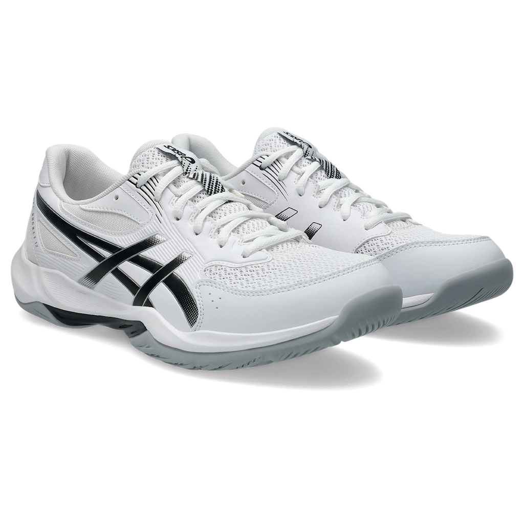Asics Men's Gel Rocket 12 Indoor Court Shoes AW25 White Black