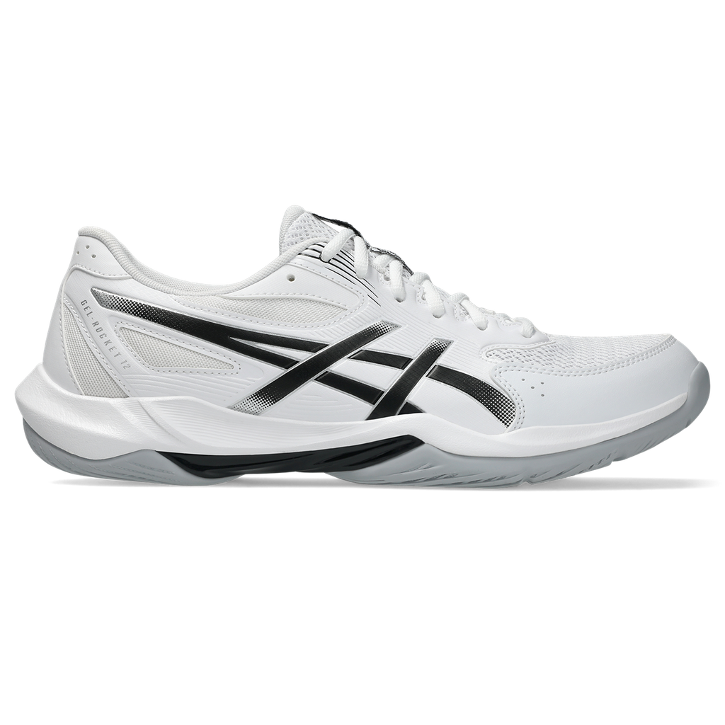 Asics Men's Gel Rocket 12 Indoor Court Shoes AW25 White Black
