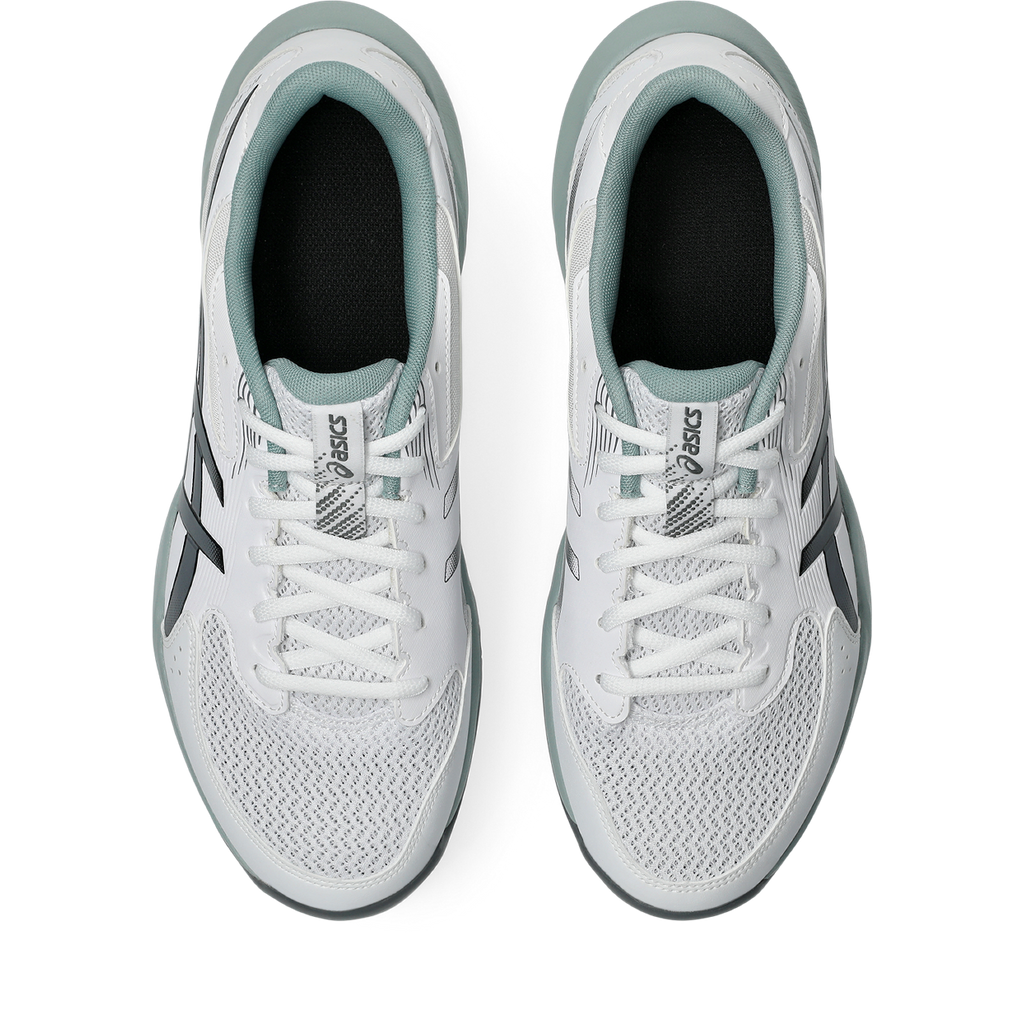 Asics Men's Gel Rocket 12 Indoor Court Shoes White Steel Grey