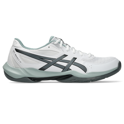 Asics Men's Gel Rocket 12 Indoor Court Shoes White Steel Grey