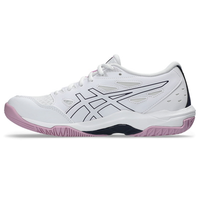 Asics Women's Gel Rocket 11 Indoor Court Shoes SS25 White Light Ube