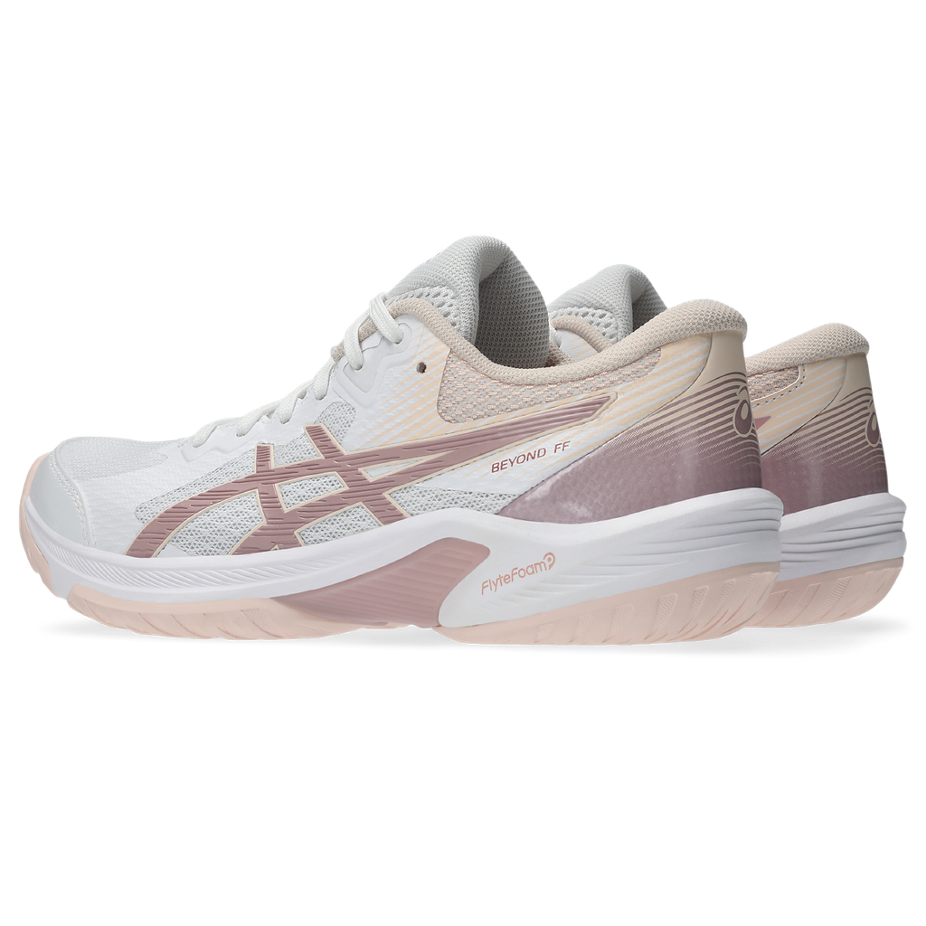 Asics Women's Beyond FF Indoor Court Shoes SS26 White Morganite
