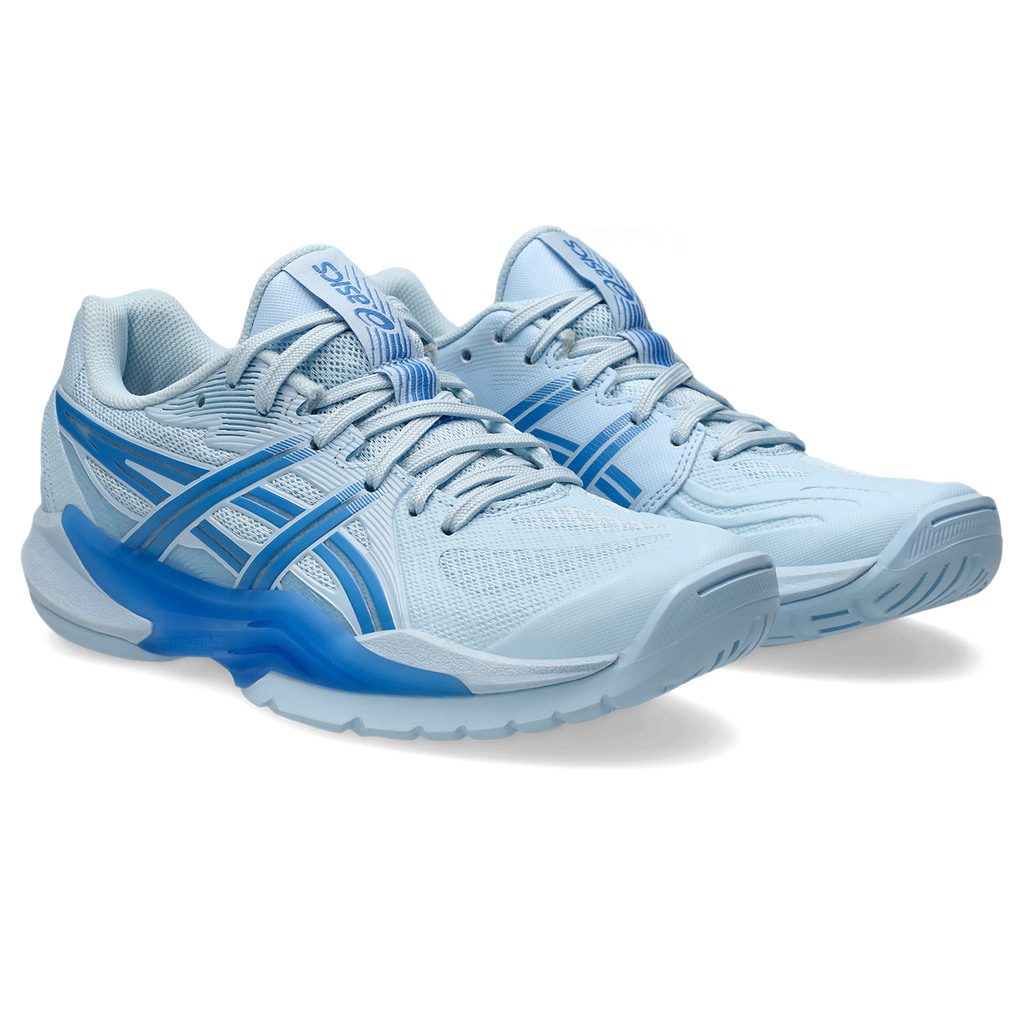 Asics Women's Powerbreak FF Indoor Court Shoes Light Blue/ Blue Coast SS25