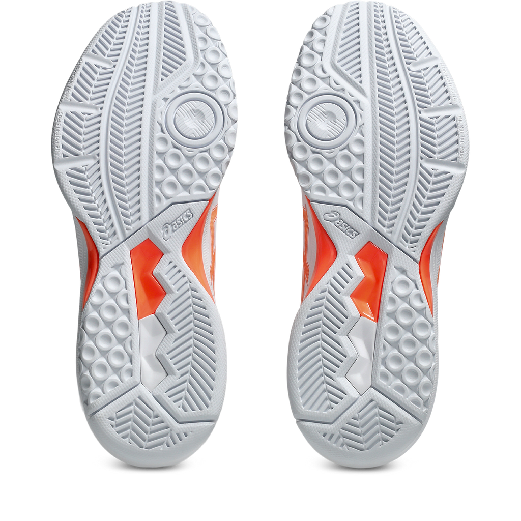 Asics Women's Gel Task 4 Indoor Court Shoes AW25 White Vivid Coral