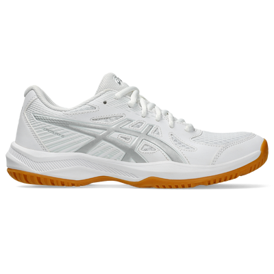 Asics Women's Upcourt 6 Indoor Court Shoes White Pure Silver