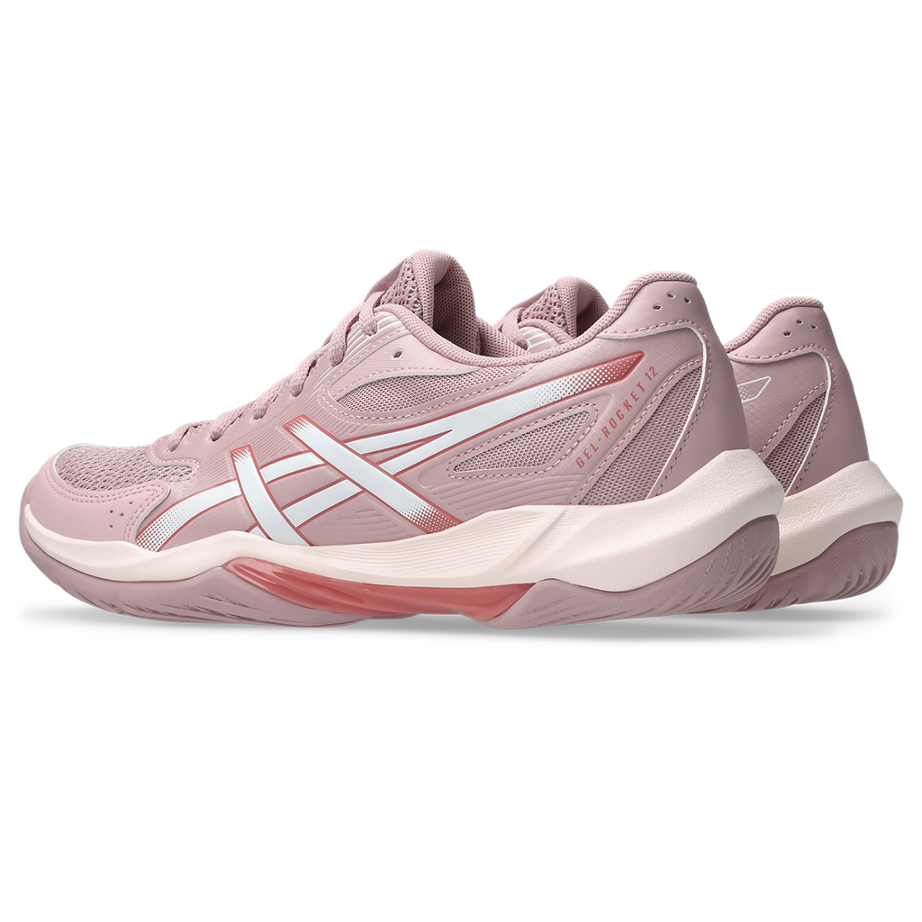 Asics Women's Gel Rocket 12 Indoor Court Shoes SS26 Morganite White