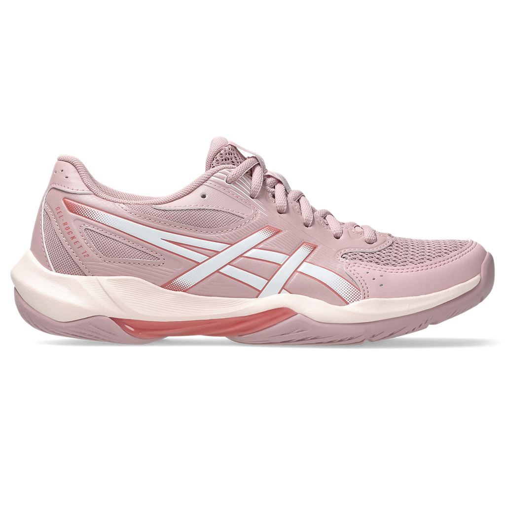 Asics Women's Gel Rocket 12 Indoor Court Shoes SS26 Morganite White