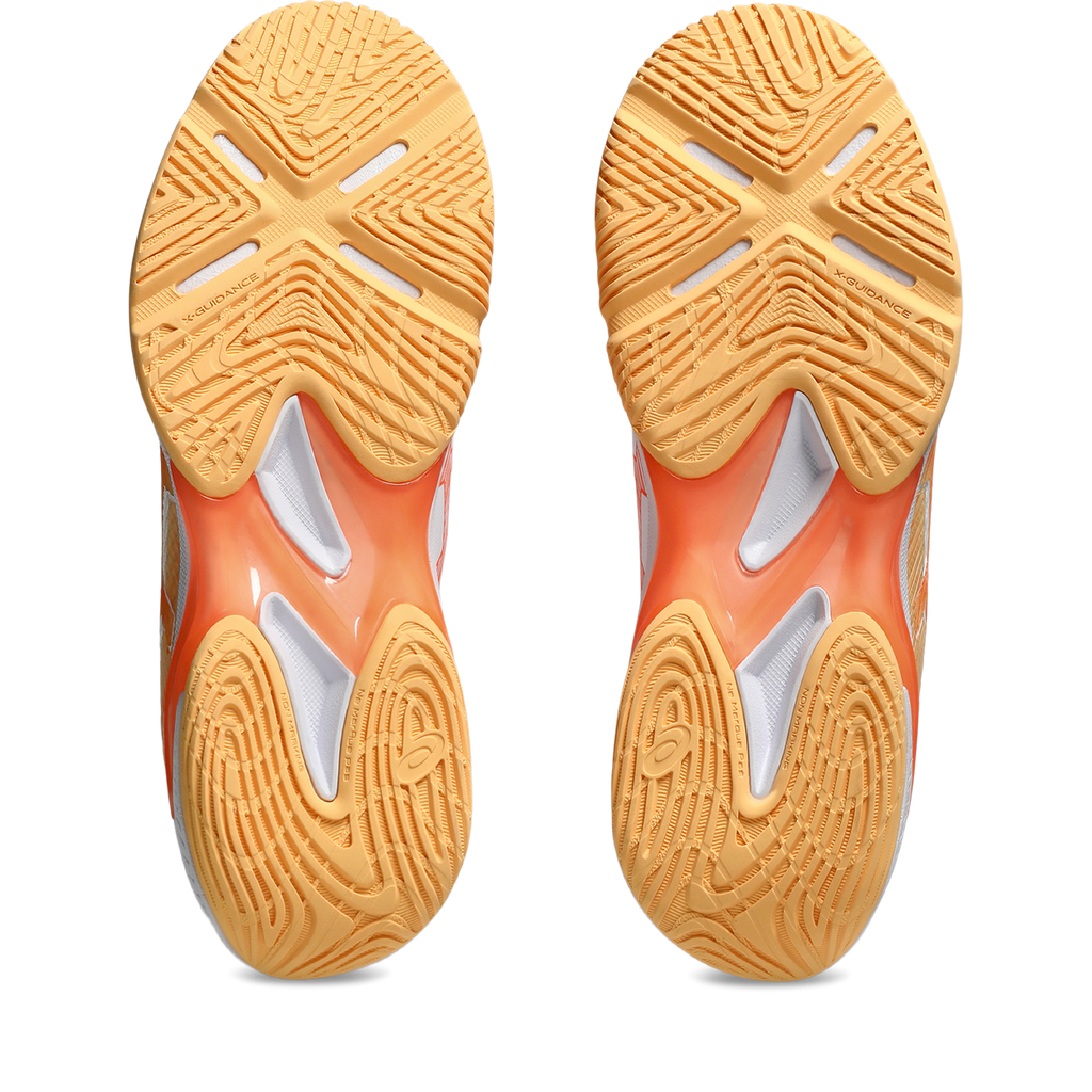 Asics Women's Blade FF 2 Indoor Court Shoes AW25 White Vivid Coral