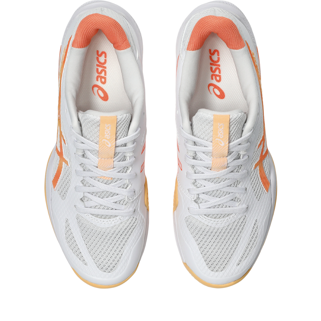 Asics Women's Blade FF 2 Indoor Court Shoes AW25 White Vivid Coral