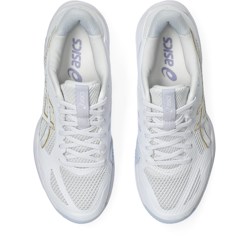 Asics Women's Blade FF 2 Indoor Court Shoes AW25 White Blue Fade