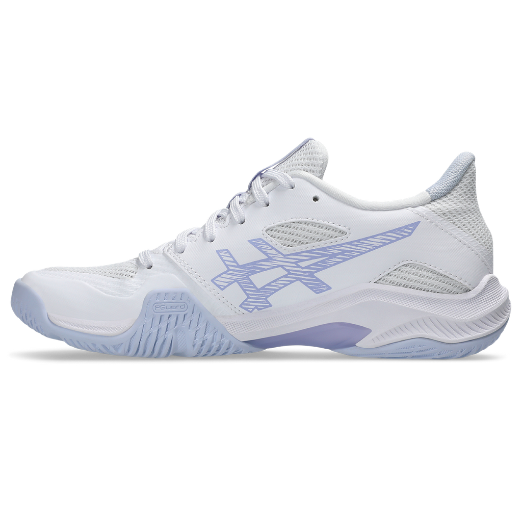 Asics Women's Blade FF 2 Indoor Court Shoes AW25 White Blue Fade