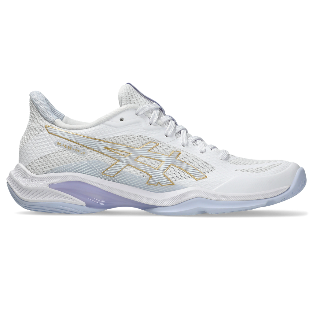 Asics Women's Blade FF 2 Indoor Court Shoes AW25 White Blue Fade