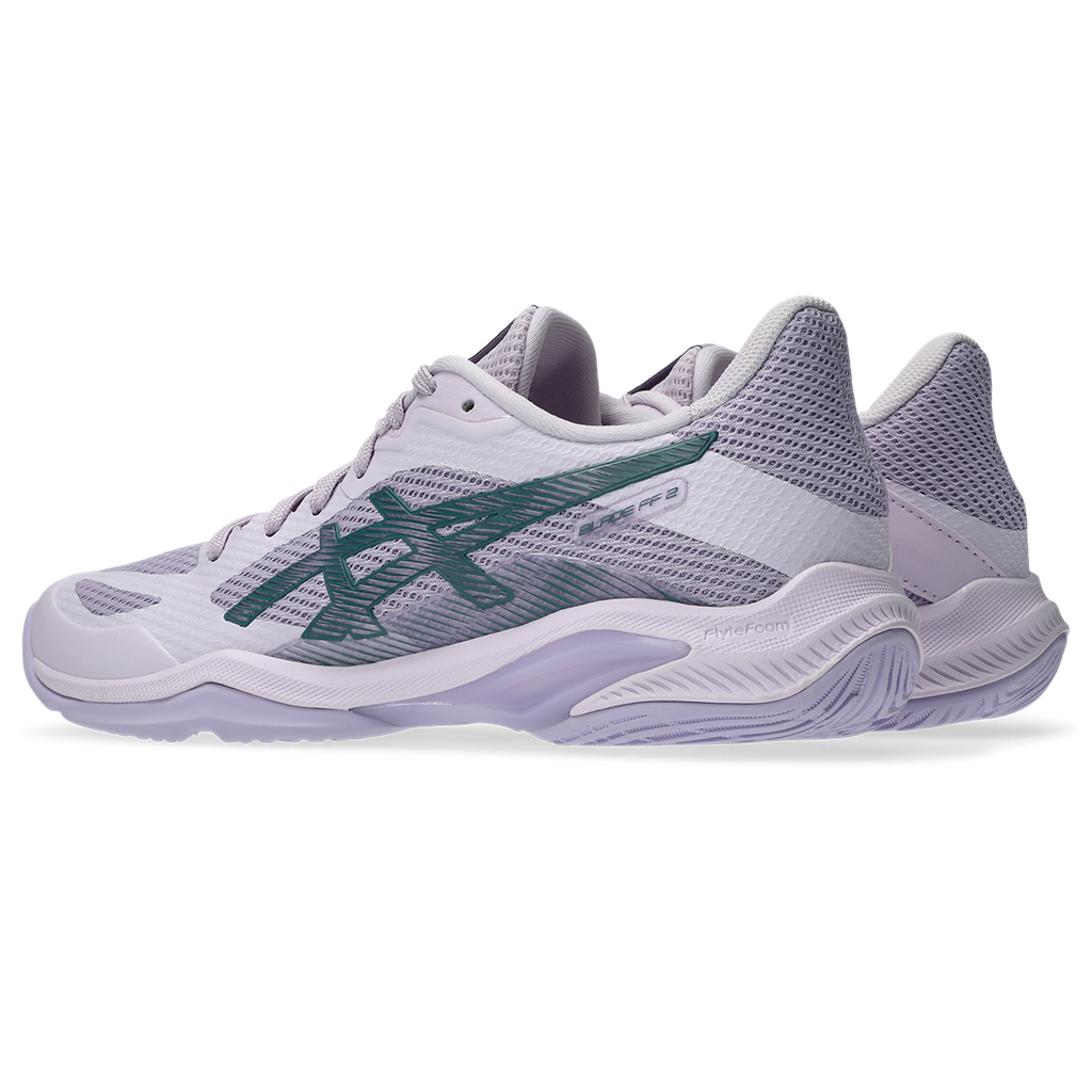 Asics Women's Blade FF 2 Indoor Court Shoes Dahlia Foggy Teal