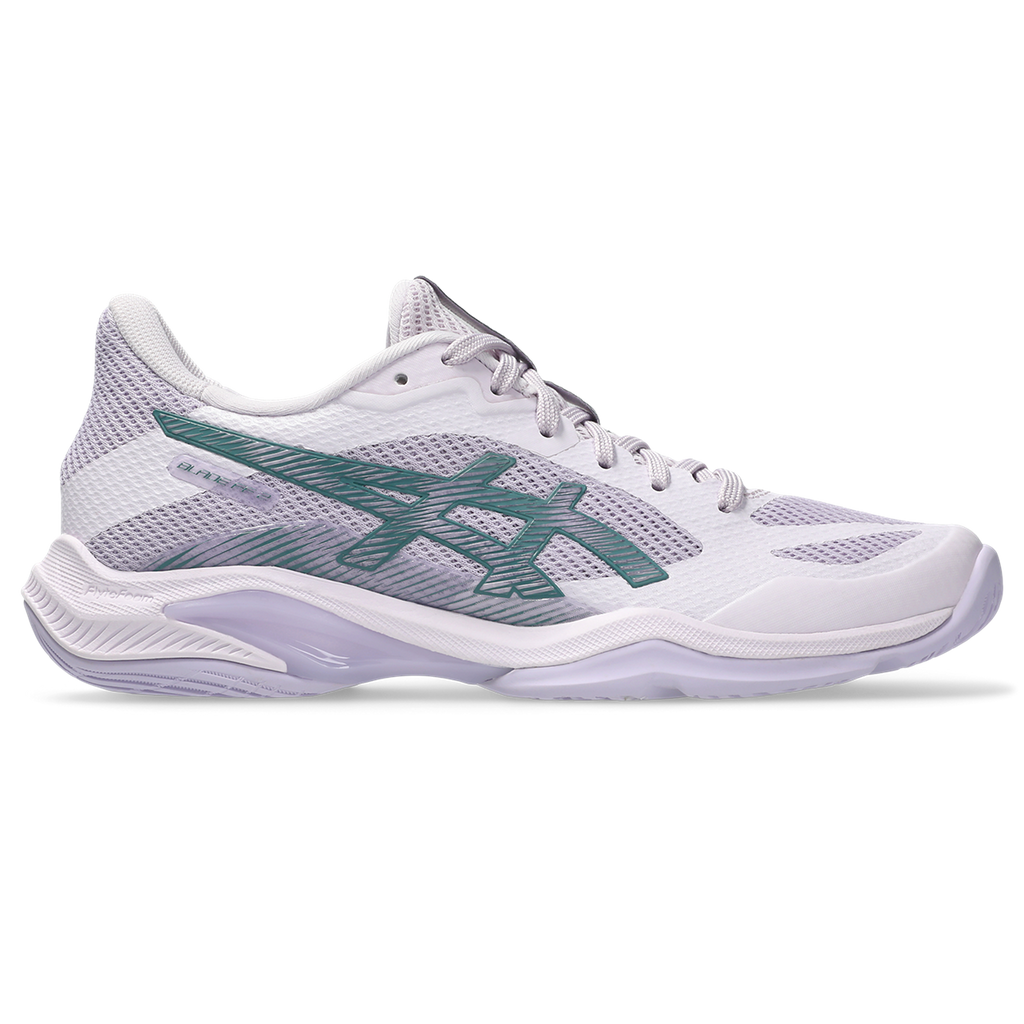 Asics Women's Blade FF 2 Indoor Court Shoes Dahlia Foggy Teal