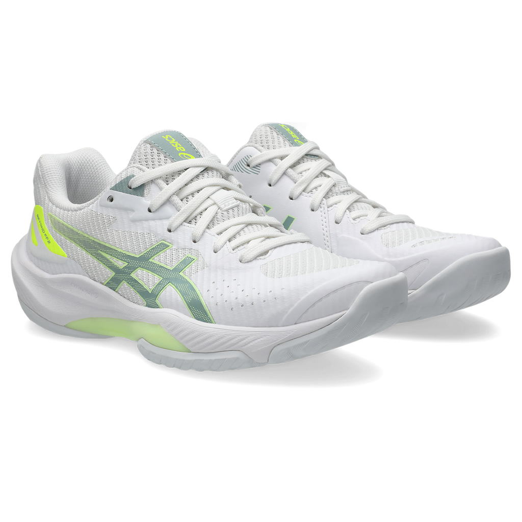Asics Women's Beyond FF 2 Indoor Court Shoes White Ocean Haze
