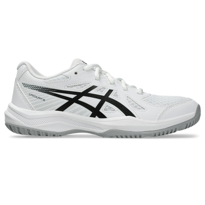 Asics Junior Upcourt 6 Indoor Court Shoes White Black