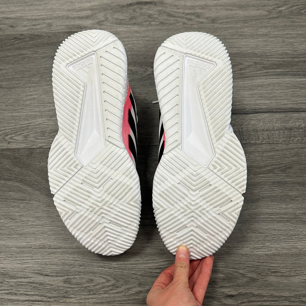 Adidas Men's Courtquick Padel Shoes White Solar Turbo OUTLET