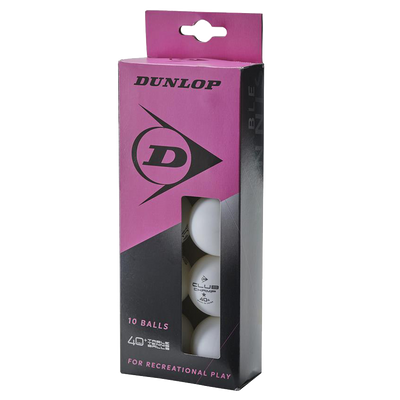 Dunlop 40+ 10 Table Tennis Balls