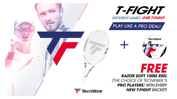 Free gift with Tecnifibre T-Fight Tennis 2025 rackets!