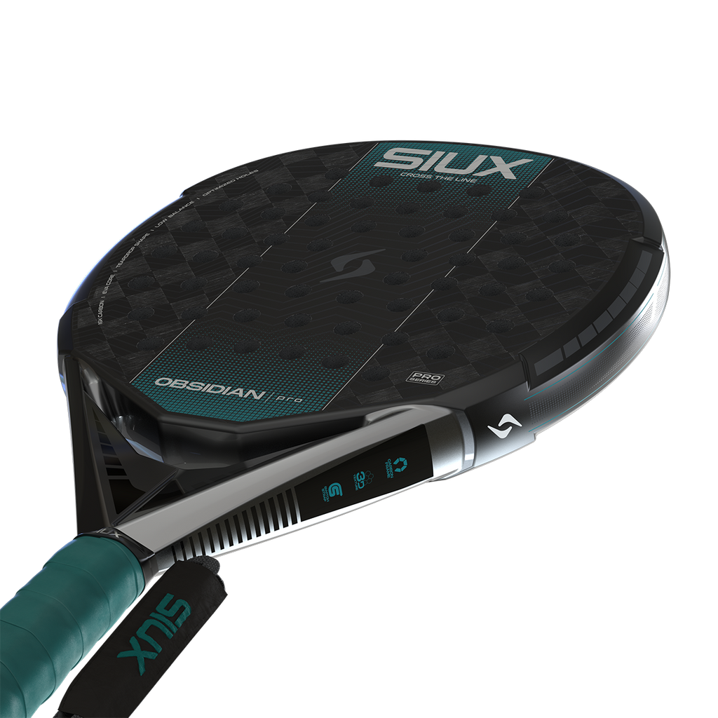Siux Obsidian Pro 2027 Padel Racket Black Green