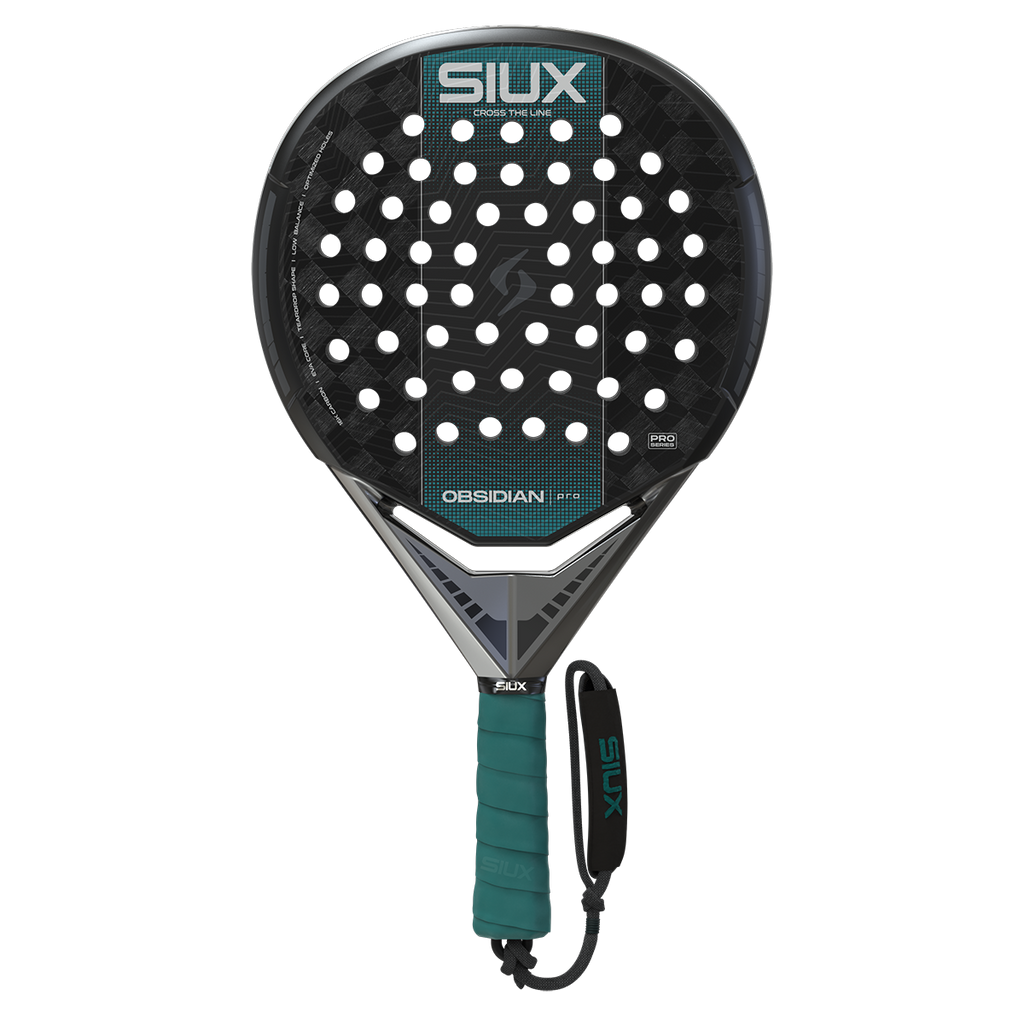 Siux Obsidian Pro 2027 Padel Racket Black Green