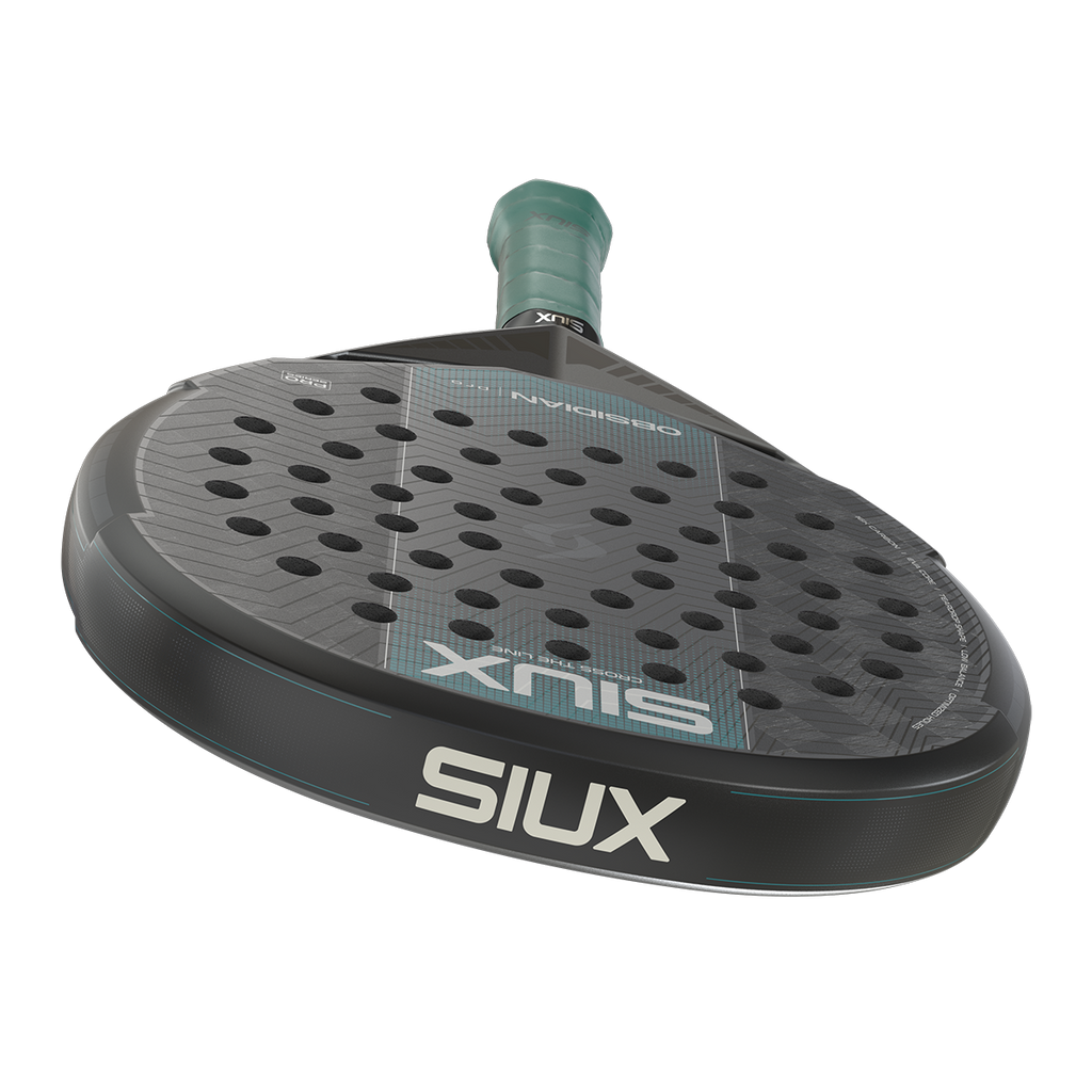 Siux Obsidian Pro 2027 Padel Racket Black Green