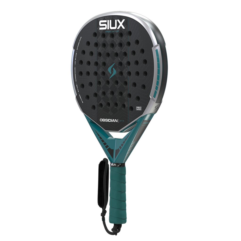Siux Obsidian Pro 2027 Padel Racket Silver Green