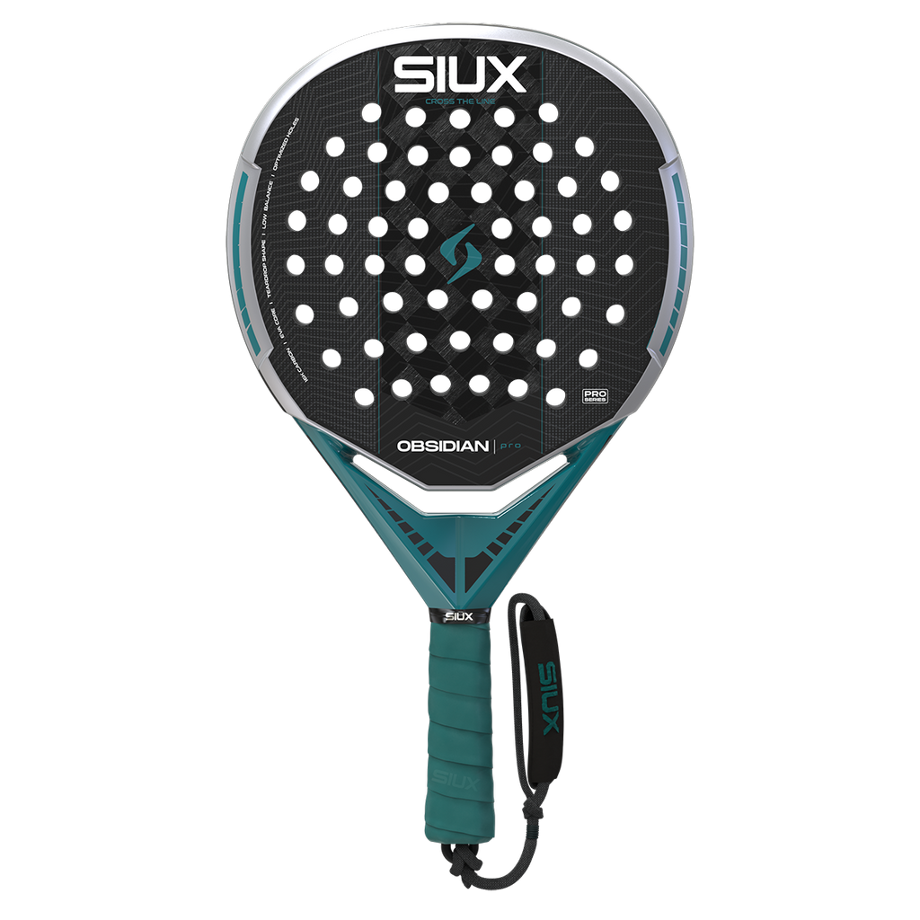 Siux Obsidian Pro 2027 Padel Racket Silver Green