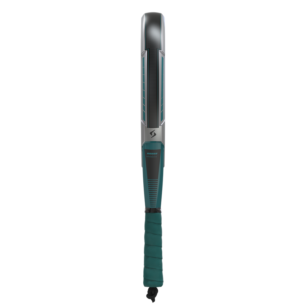 Siux Obsidian Pro 2027 Padel Racket Silver Green