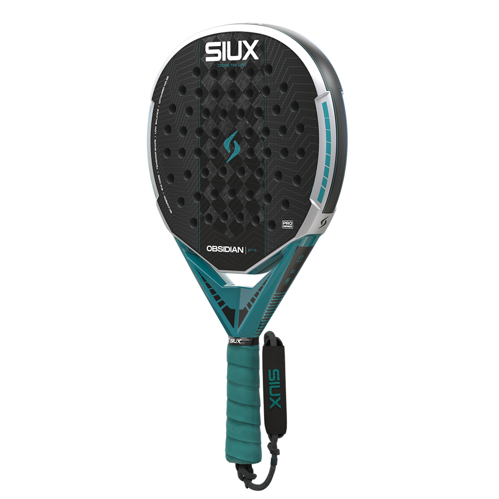 Siux Obsidian Pro 2027 Padel Racket Silver Green