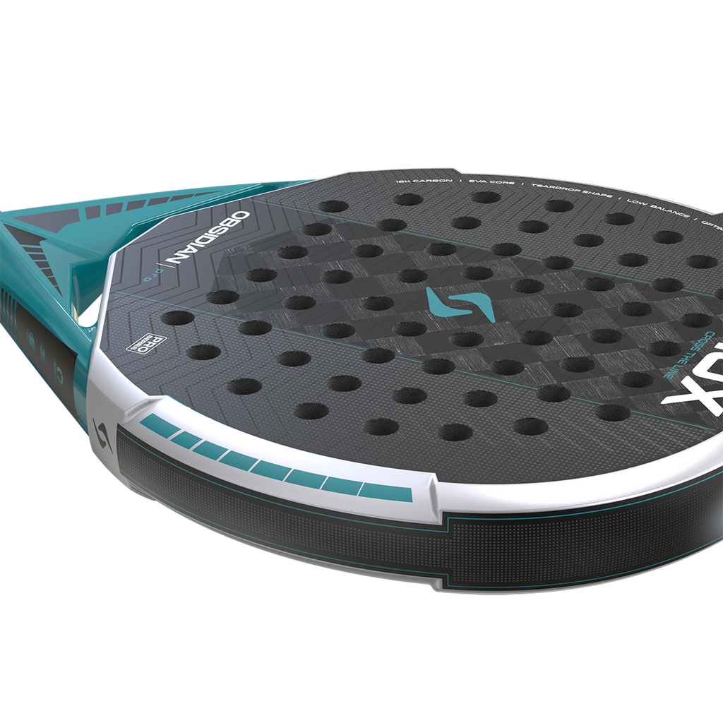 Siux Obsidian Pro 2027 Padel Racket Silver Green