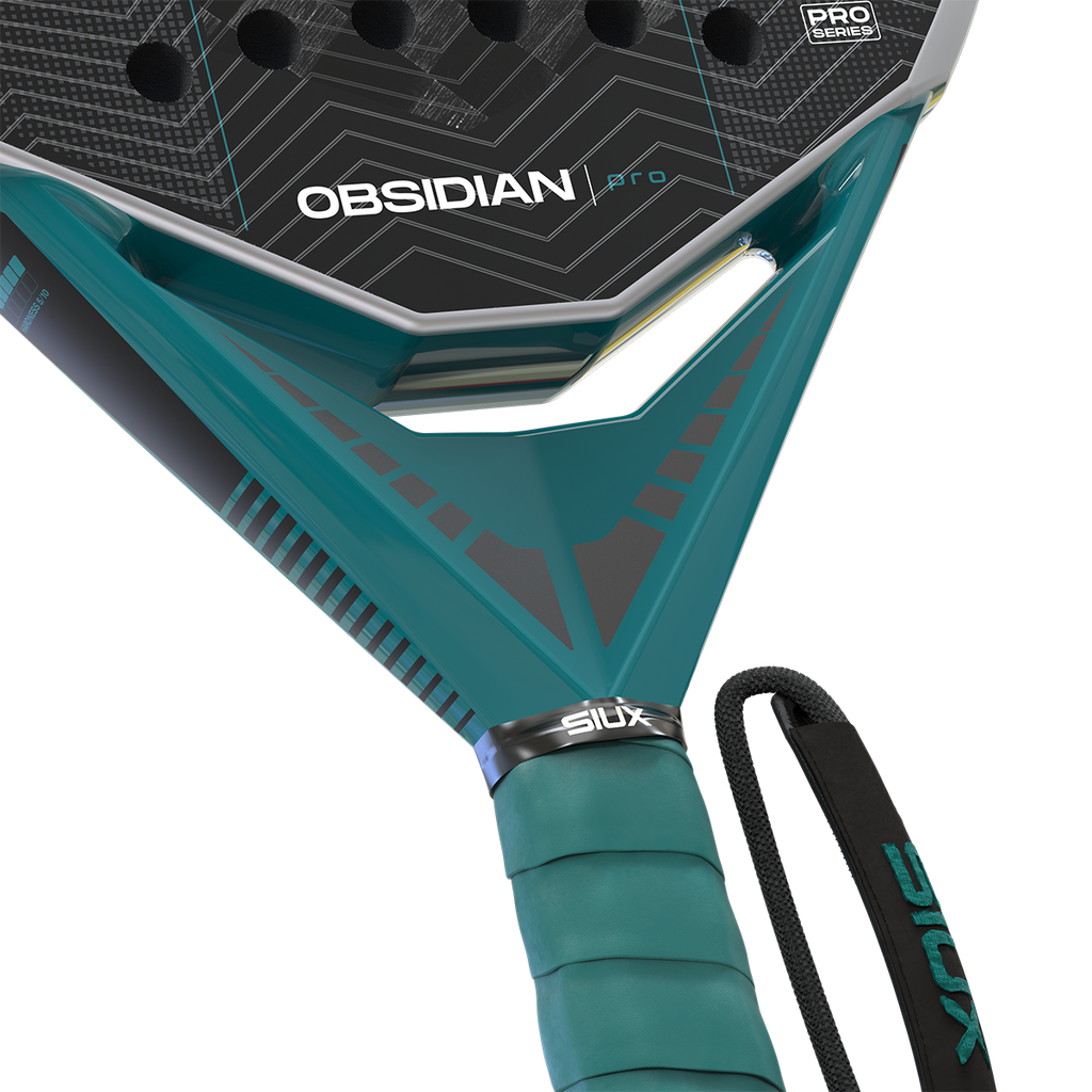 Siux Obsidian Pro 2027 Padel Racket Silver Green