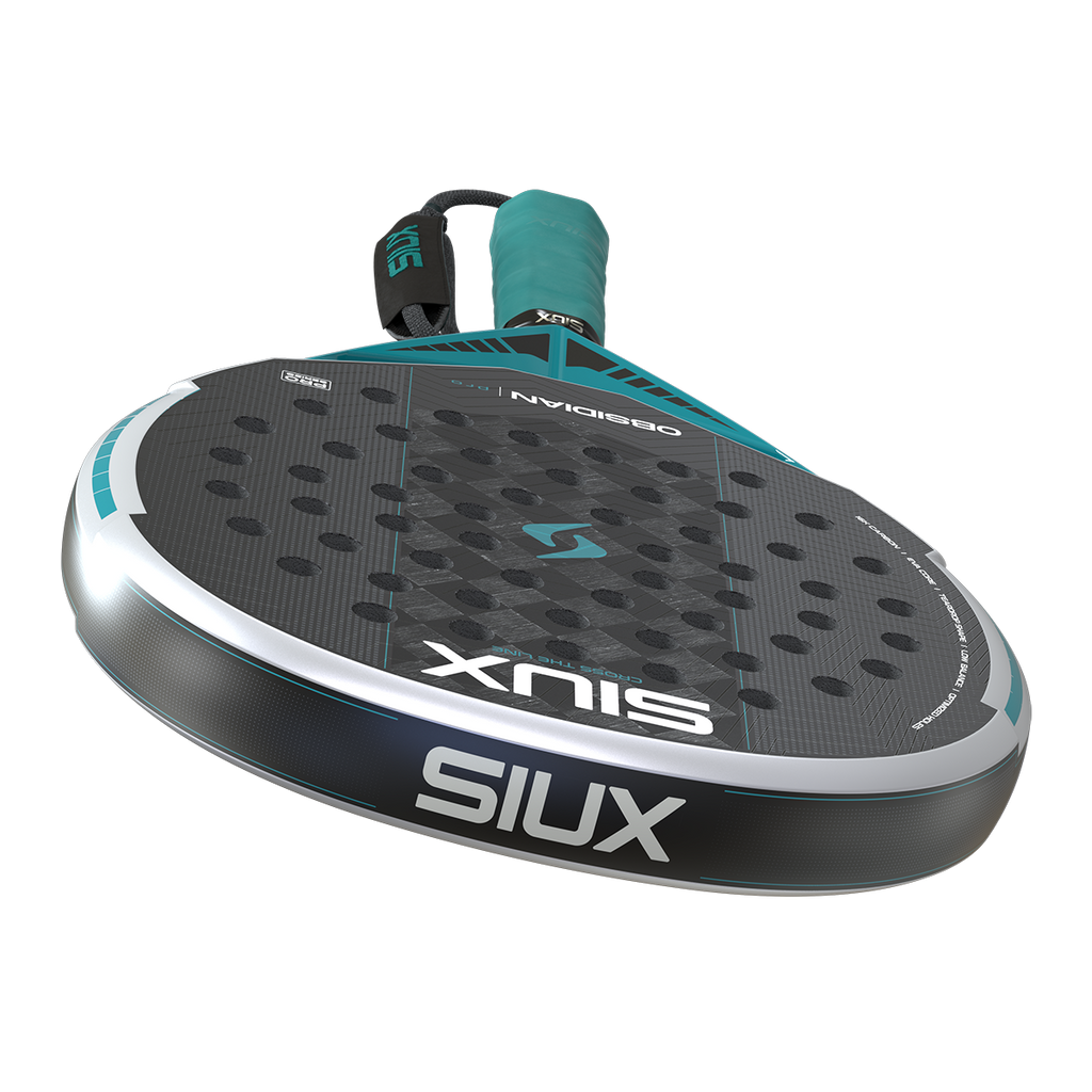 Siux Obsidian Pro 2027 Padel Racket Silver Green