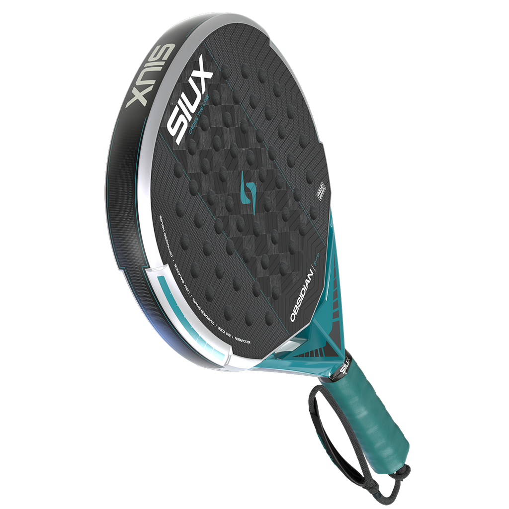 Siux Obsidian Pro 2027 Padel Racket Silver Green