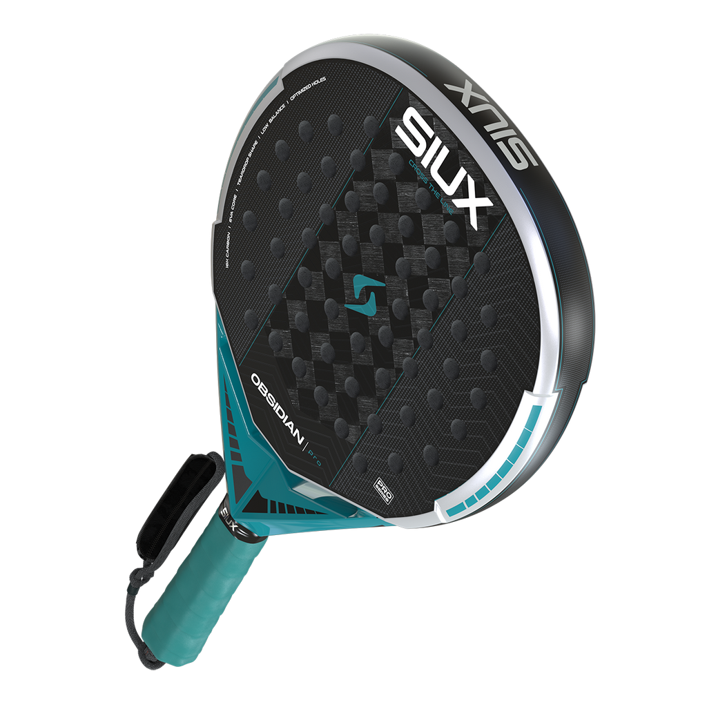 Siux Obsidian Pro 2027 Padel Racket Silver Green