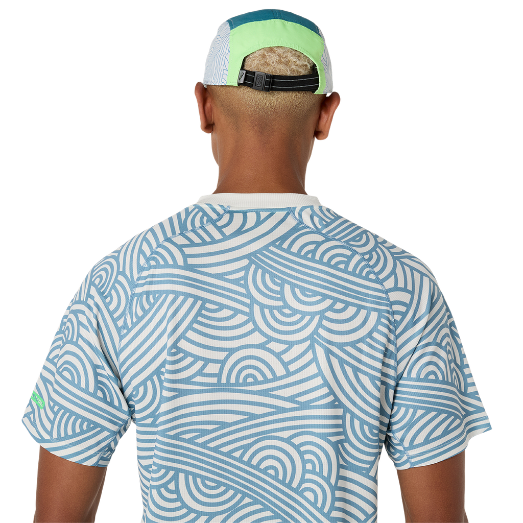 Asics Men's Padel Court All Over Print Top Cream