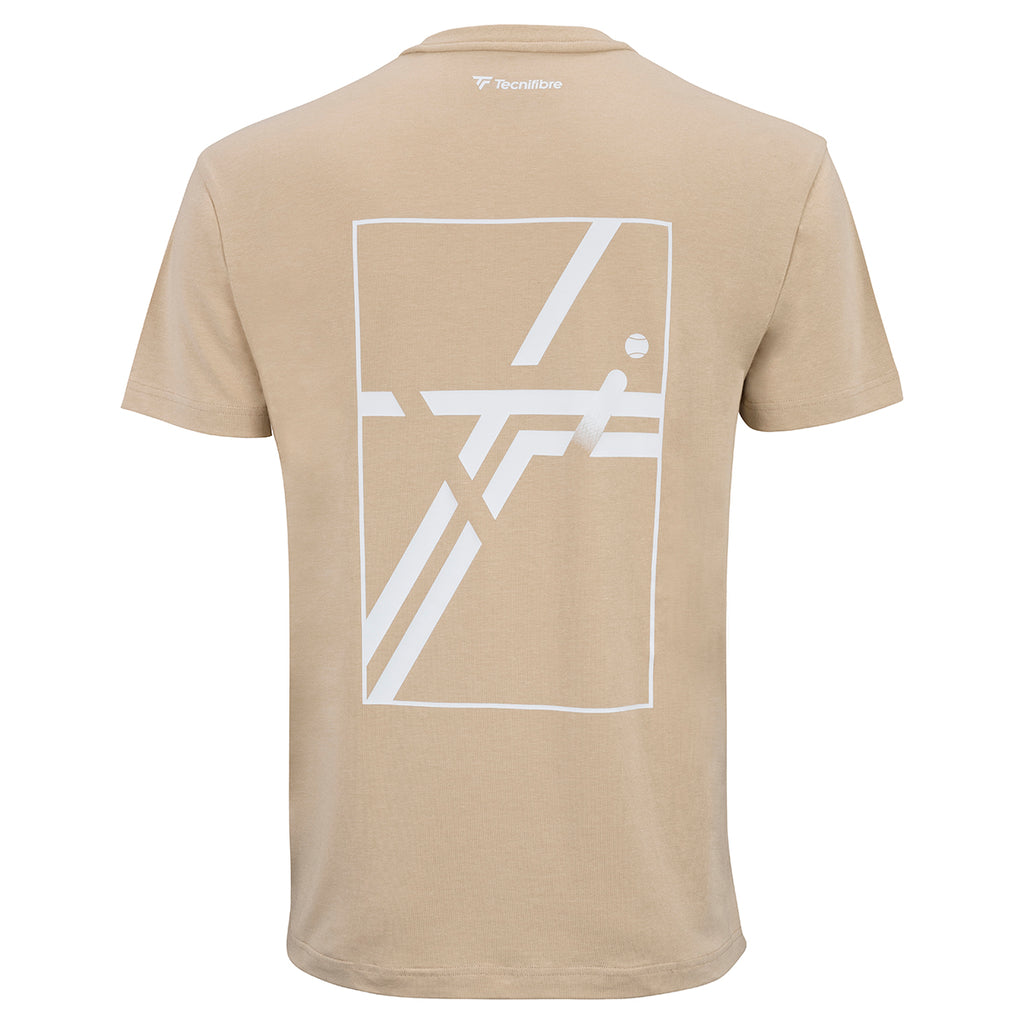 Tecnifibre Men's Graphic Tee 2025 Sand