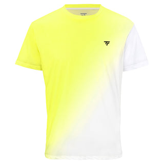 Tecnifibre Men's Team X-Loop Tee 2026 White Neon Yellow
