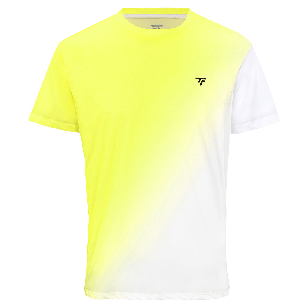 Tecnifibre Men's Team X-Loop Tee 2026 White Neon Yellow