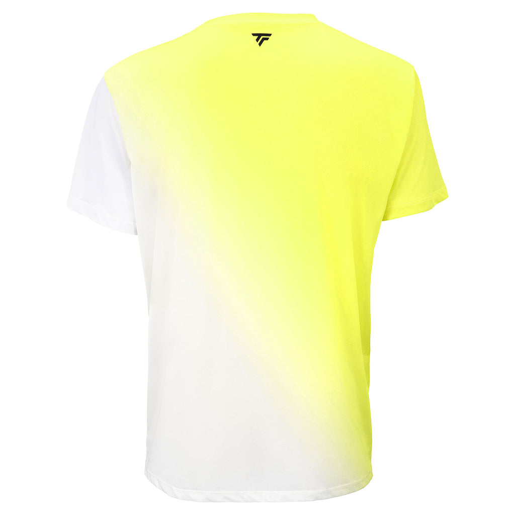 Tecnifibre Men's Team X-Loop Tee 2026 White Neon Yellow