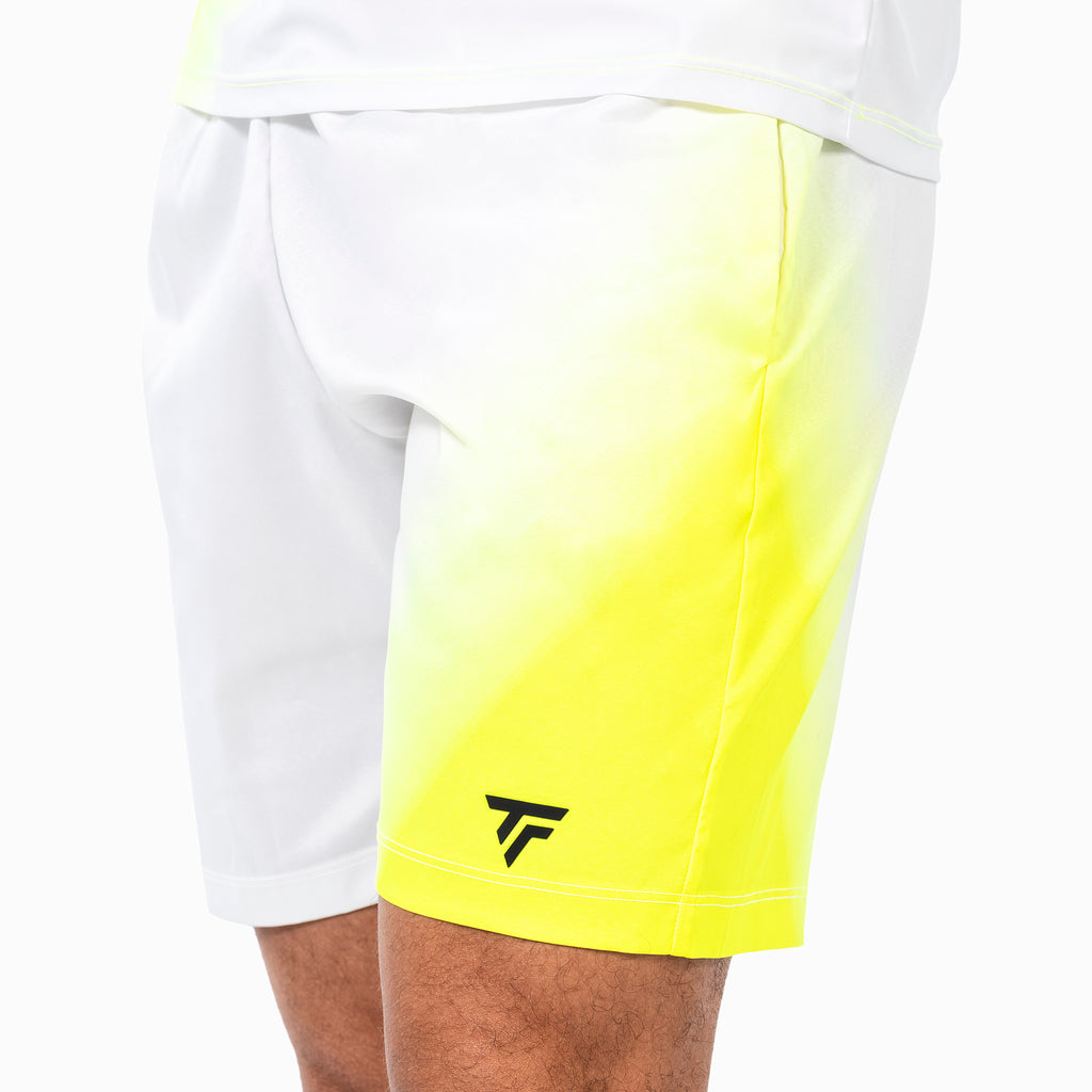 Tecnifibre Men's X-Loop Shorts White Neon Yellow