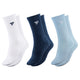 Tecnifibre Classic Socks 3 Pack 2026 - White/Marine/Glacier