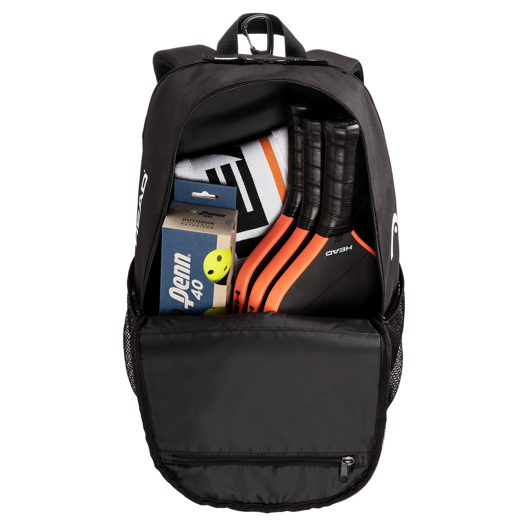 HEAD Tour 22L Pickleball Backpack Black